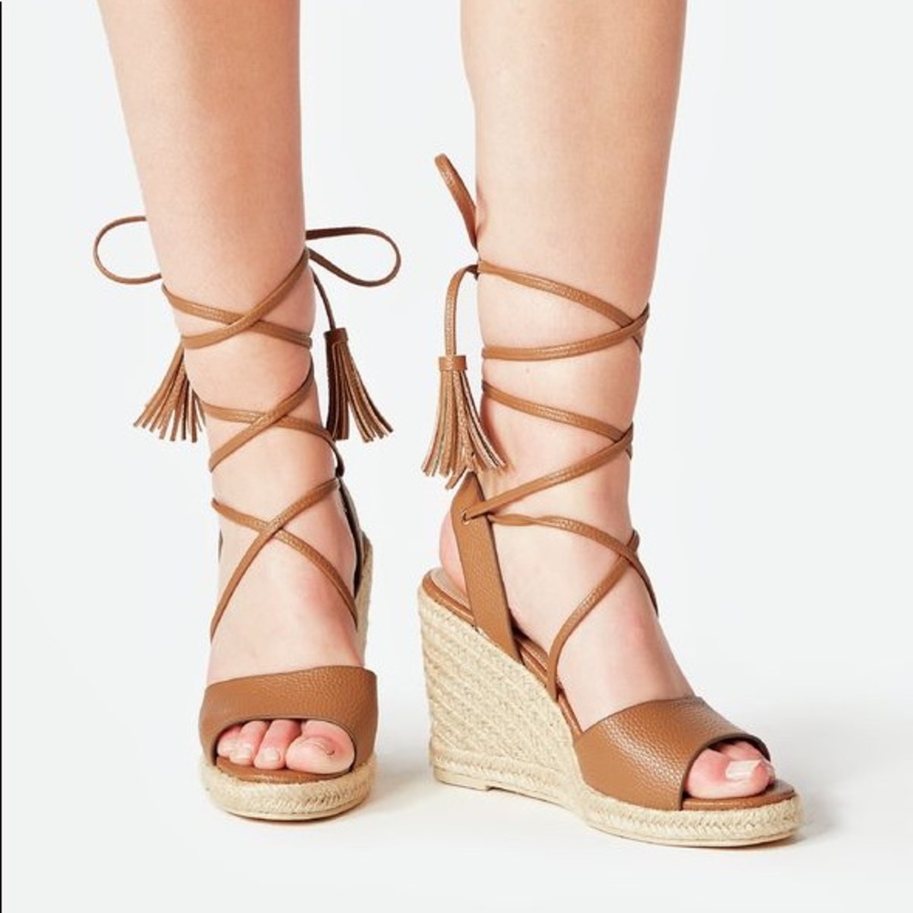 Justfab Jayden Wedges Rosegold